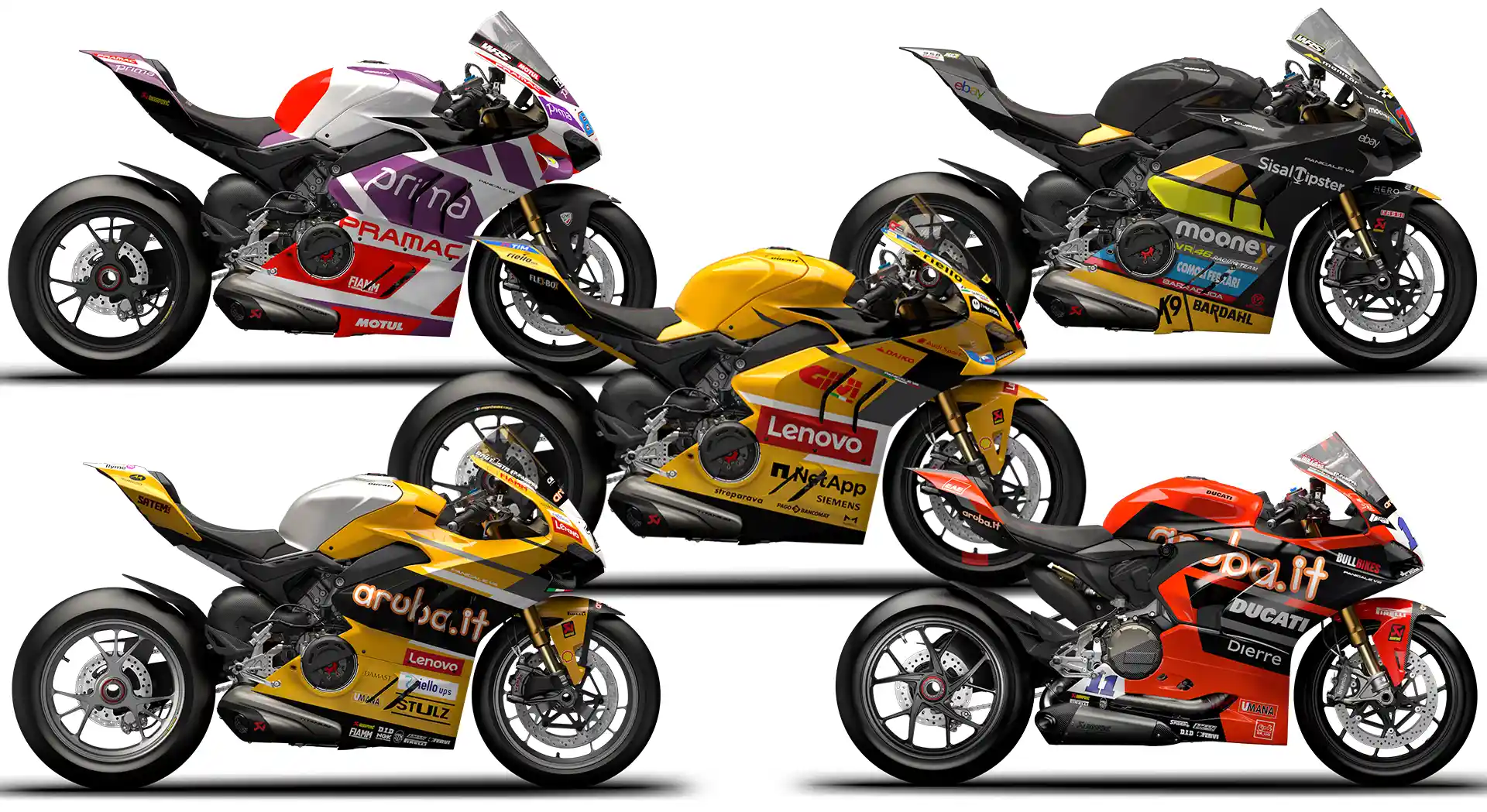 Rayakan Kemenangan di 2023, Ducati Rilis 5 Panigale Replika Motor Balap dan Juara Dunia