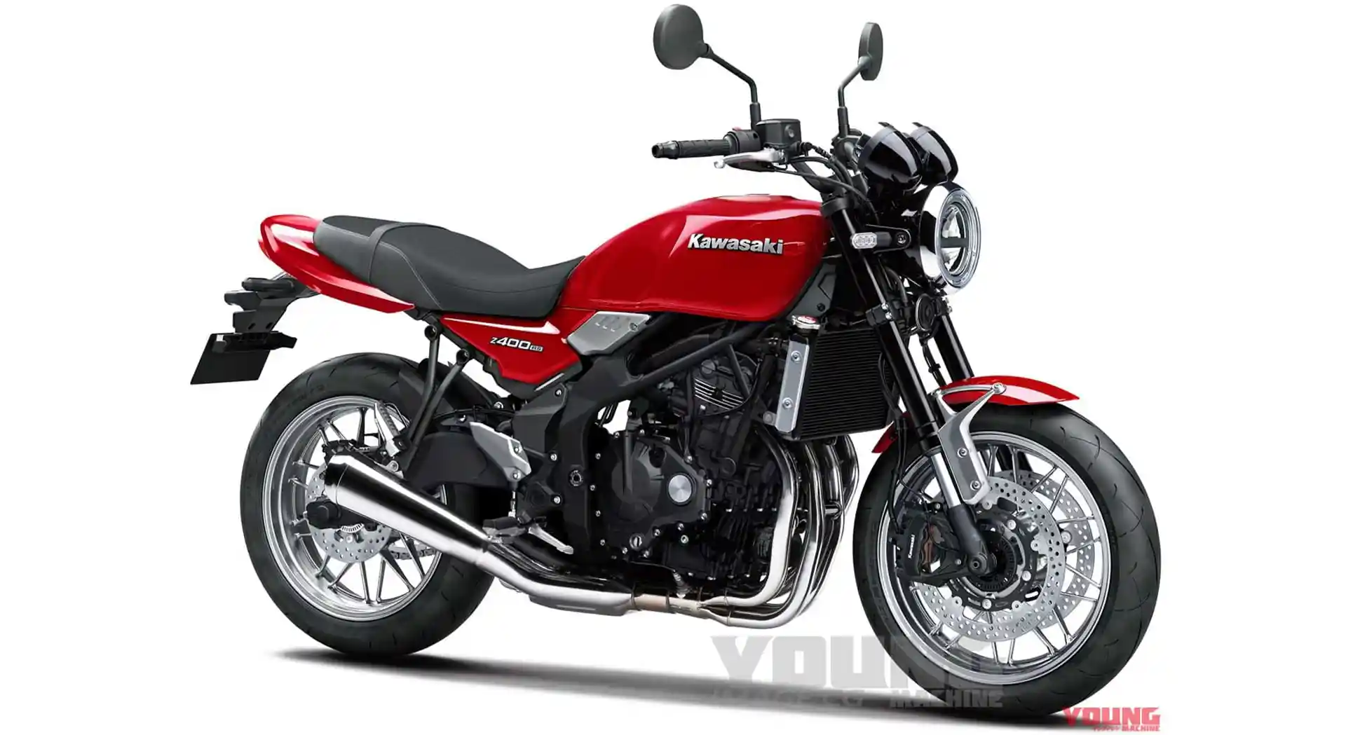 Kawasaki Akan Menghadirkan Motor Bergaya Retro, Pakai Mesin Ninja ZX-4R?