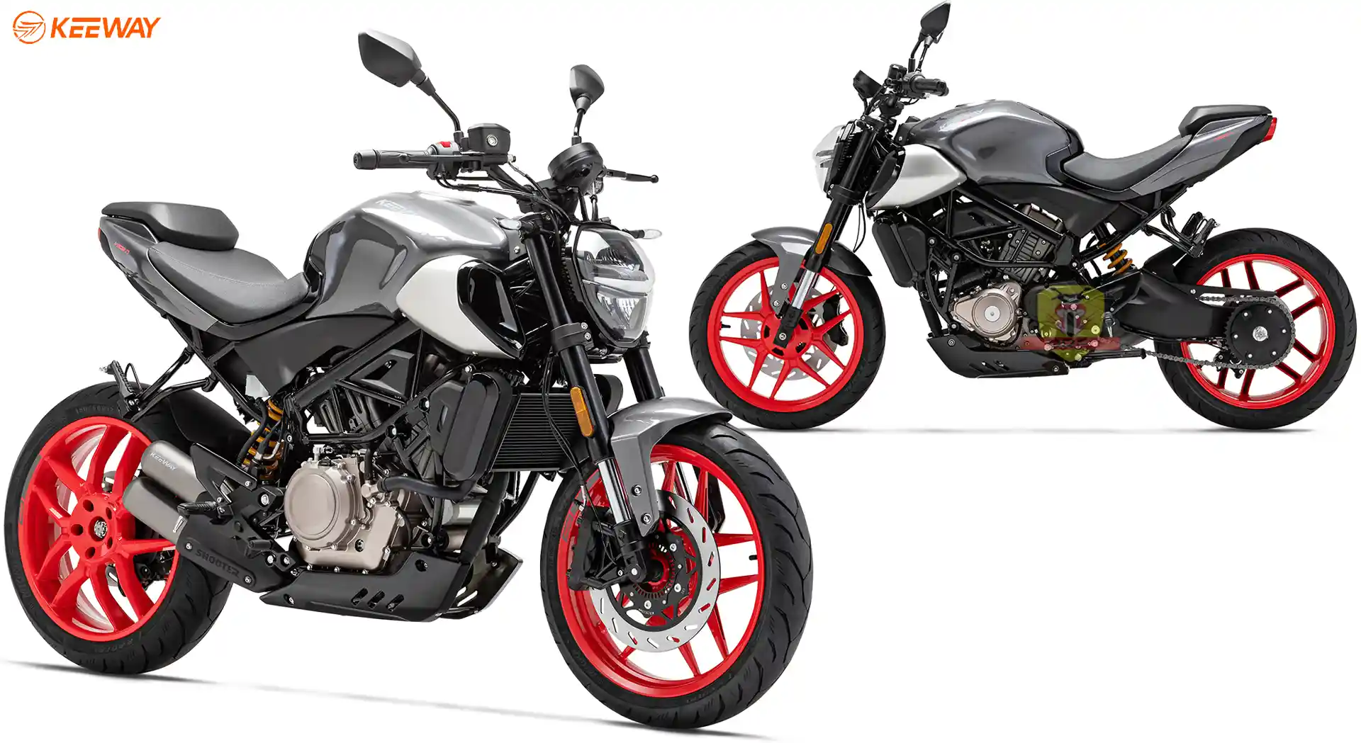 Bermesin V-Twin 298cc, Keeway Luncurkan Motor Roadser V302N