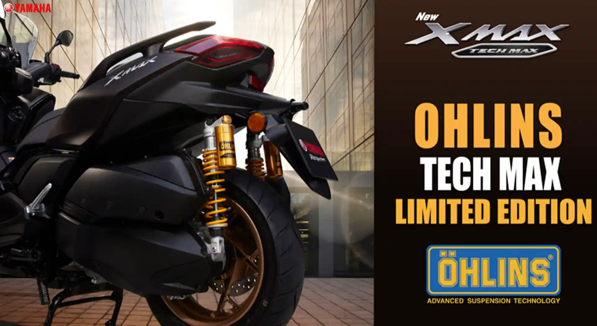 Hampir Rp 100 Jutaan, Yamaha Luncurkan XMAX Tech MAX dengan Suspensi Ohlins!