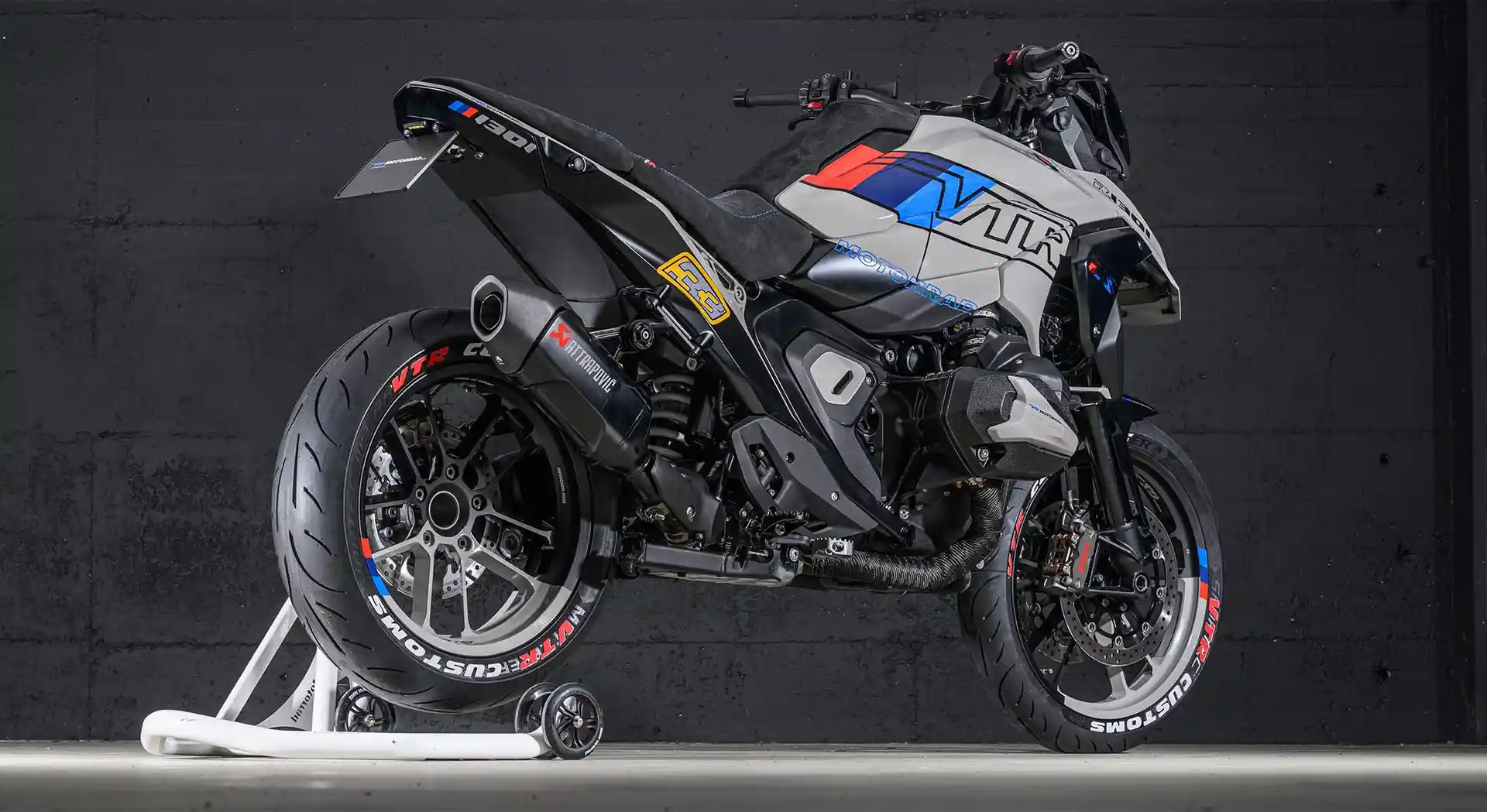 BMW R 1300 GS Adventure Motorcycle Transformed Into a Supermoto for The Circuit
