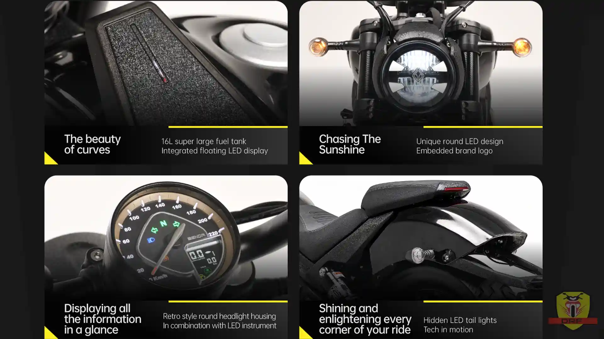 Cruiser Baru yang Pakai Mesin V4, Benda Luncurkan Darkflag 500