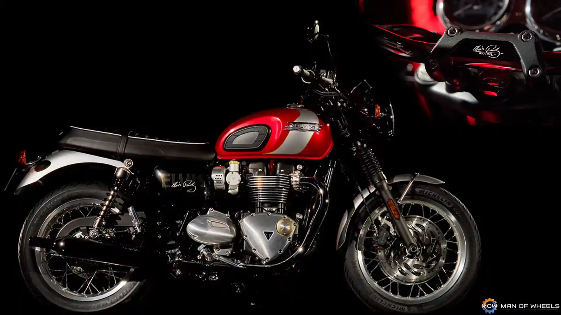 Untuk Penghormatan "The King of Rock & Roll", Triumph Bonneville T120 Elvis Presley Edition