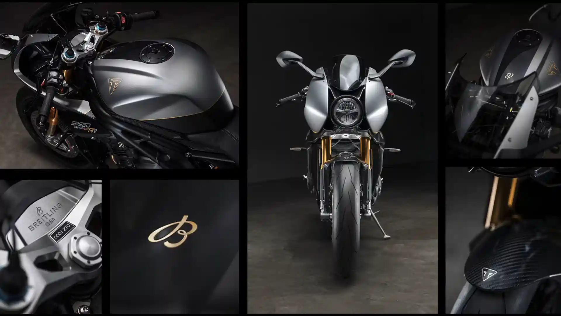 Kolaborasi dengan Jam Tangan Mewah, Triumph Rilis Speed ​​​​​​Triple 1200 RR Breitling Edition
