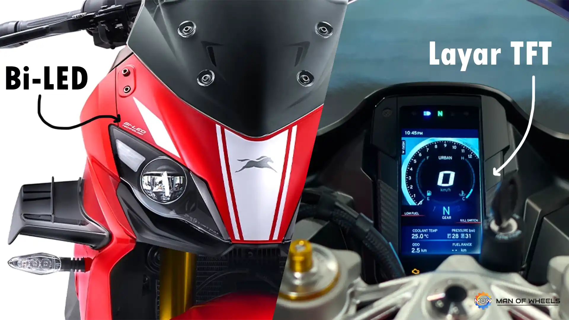 TVS Apache RR 310 Makin Agresif di Pembaruan Model 2024