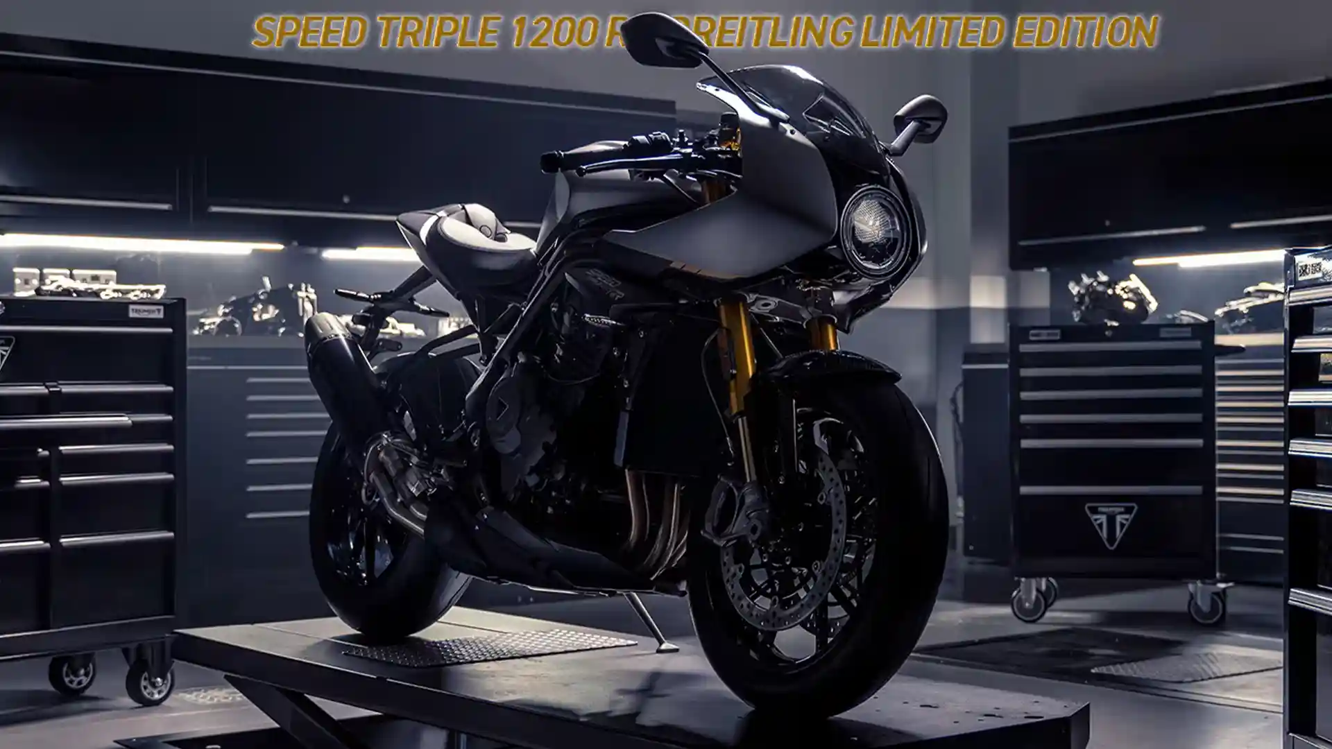Kolaborasi dengan Jam Tangan Mewah, Triumph Rilis Speed ​​​​​​Triple 1200 RR Breitling Edition