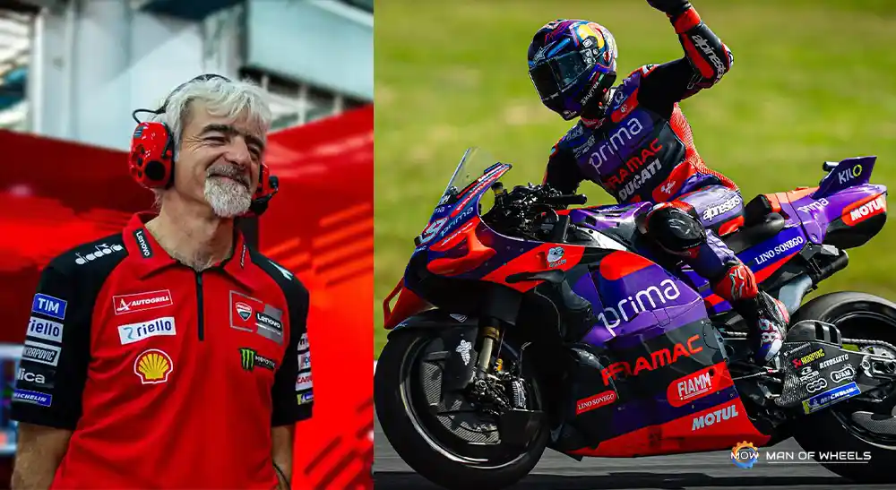 Gigi Dall'Igna Yakin Juara Dunia MotoGP 2024 Bakal Disabet Jorge Martin