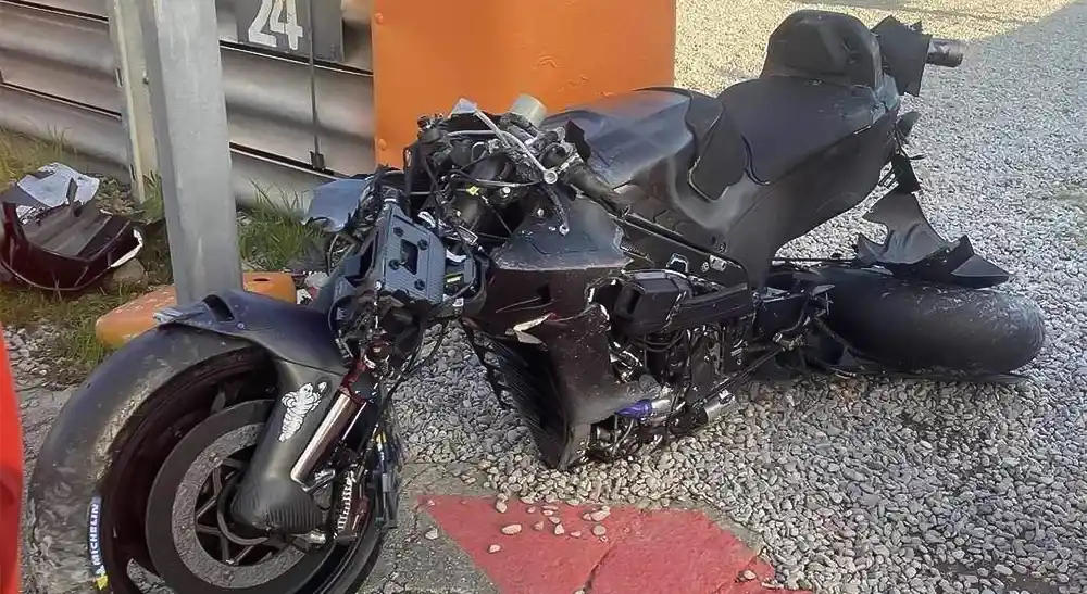 Motor Hancur Tim KTM Tech3 Rugi Besar Usai Enea Bastianini Crash