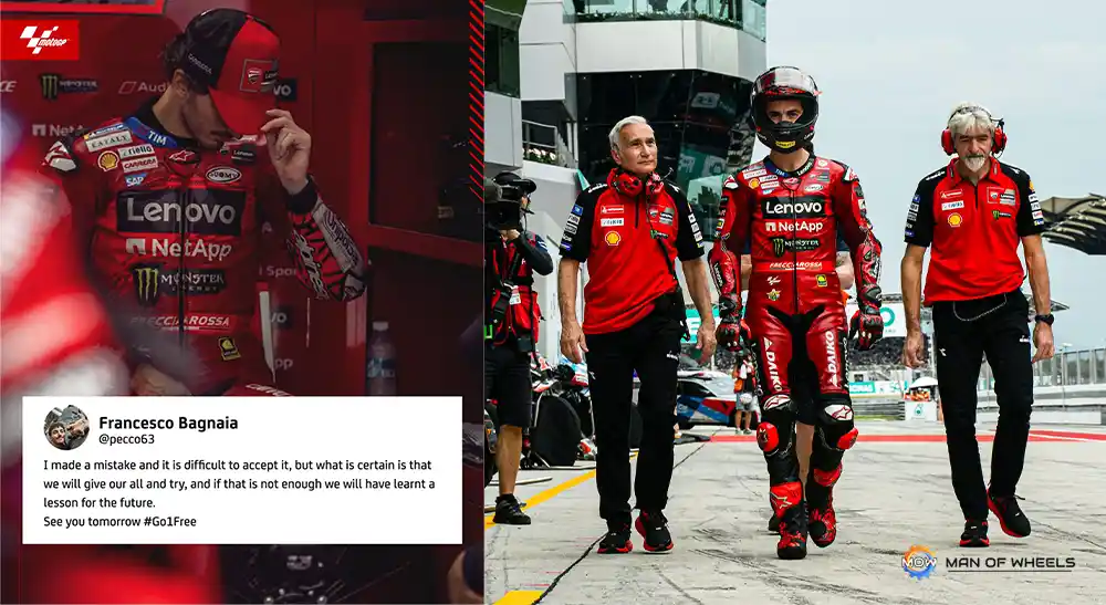 Sprint MotoGP Malaysia 2024 : Pecco Bagnaia Murung karena Jatuh, Jorge Martin Berpeluang Besar untuk Jurdun