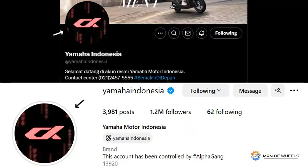 Akun Sosmed Yamaha Indonesia Pakai Logo 'a' Misterius, Tanda Apa nih?