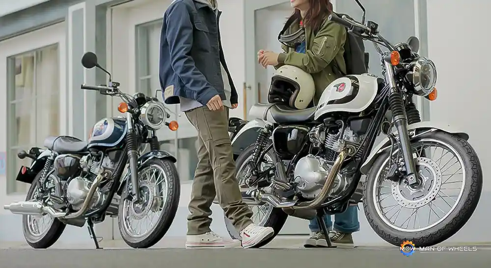 Dapat Warna Baru, Kawasaki W230 2025 Meluncur dengan Tampilan Klasik