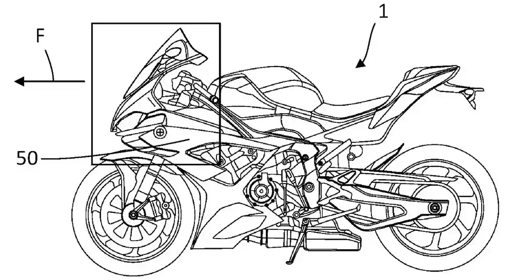 Paten Aerodinamis Baru BMW Motorrad untuk S1000RR, Wingletnya Mengecil?