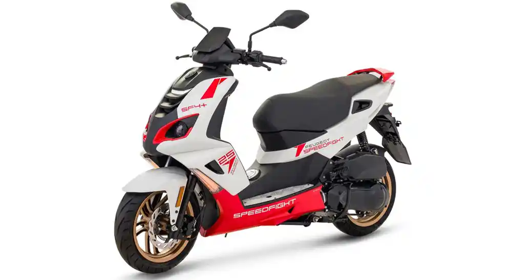 Skutik Sporty Asal Prancis, Peugeot Speedfight 4+ Model 2025 Resmi Meluncur