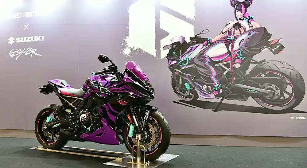 Edisi Spesial Suzuki GSX-8R Tuned by JURI, Kolaborasi dengan CAPCOM!