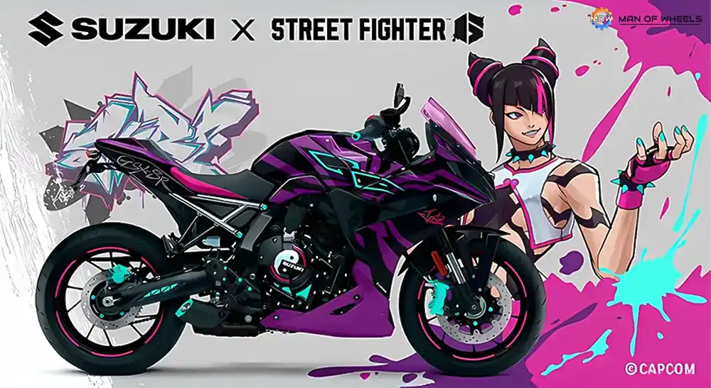 Edisi Spesial Suzuki GSX-8R Tuned by JURI, Kolaborasi dengan CAPCOM!