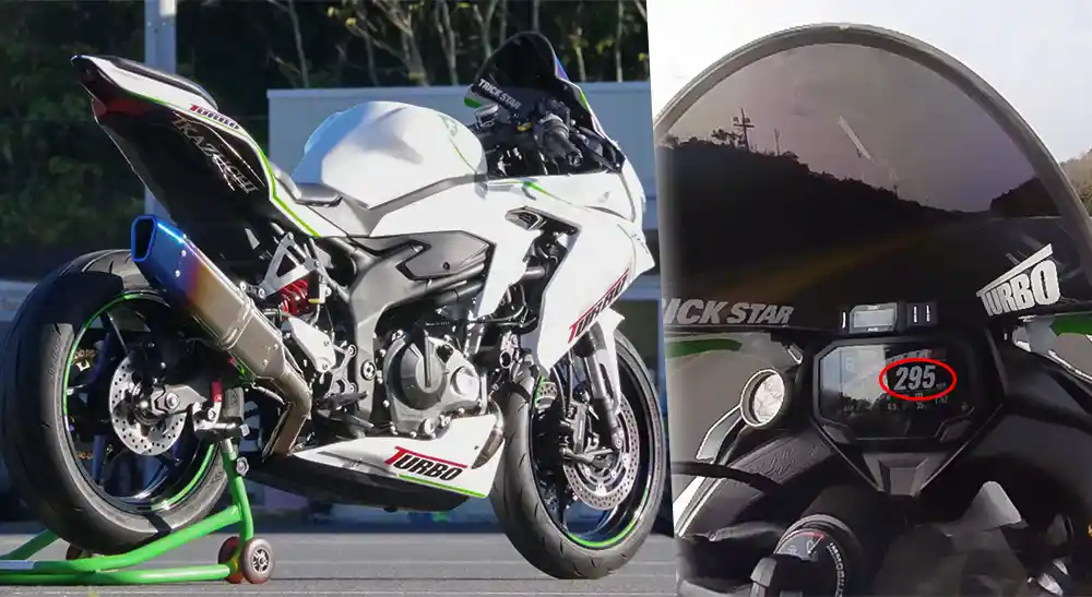 Kawasaki Ninja ZX-4RR Turbo Bikinan Trick Star dengan Top Speed Hampir 300 KM/H!