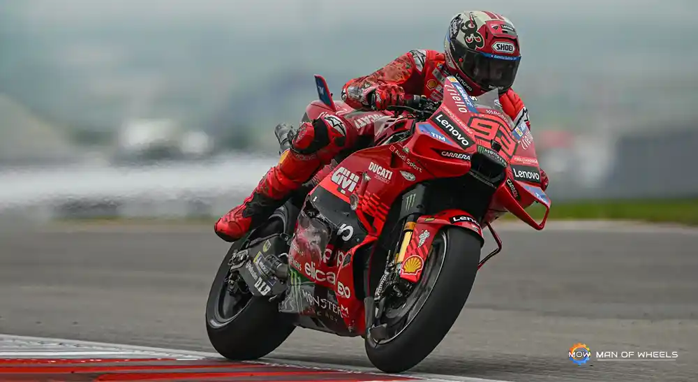 Marc Marquez yang Crash karena Terlalu Agresif di MotoGP Amerika 2025