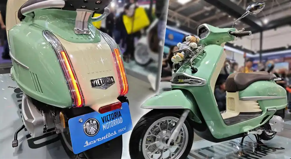 Skutik Gaya Retro Baru Victoria Seventies 150i, Tampilan Mirip Vespa Harga Segini