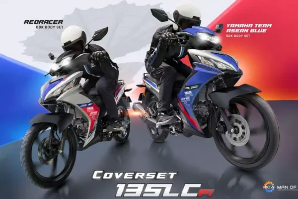 Dua Bodi Set Yamaha LC135 Fi dengan Warna Racing Edition, Dijual Rp 1,8 Jutaan