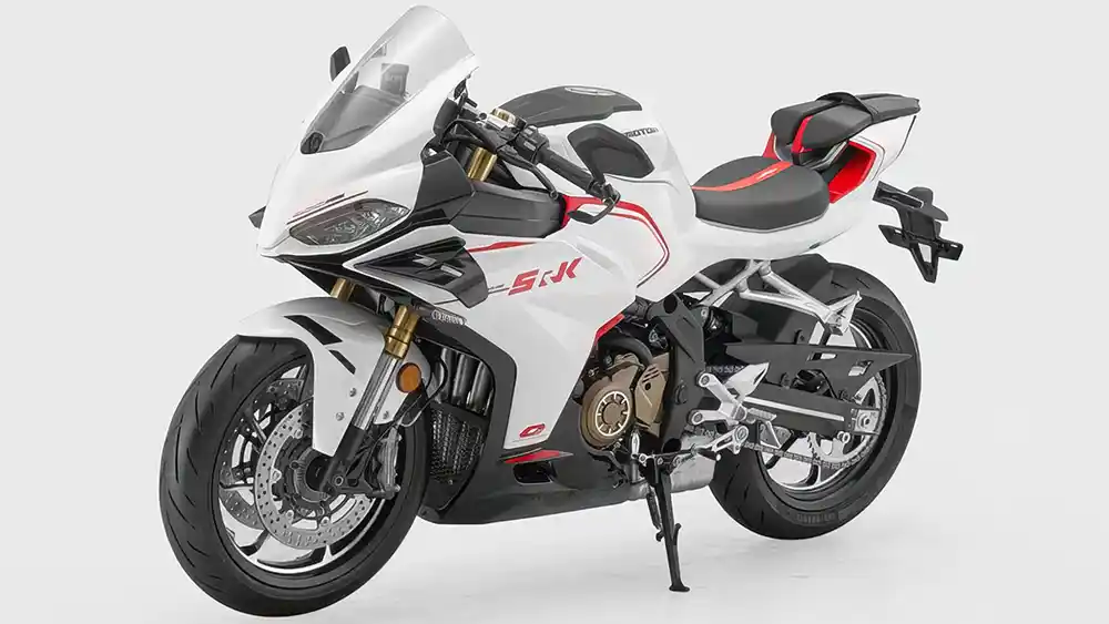 Lawan ZX-4RR? Muncul QJMotor SRK 450 RR 2026 Sport Full Fairing Mirip Panigale Baru