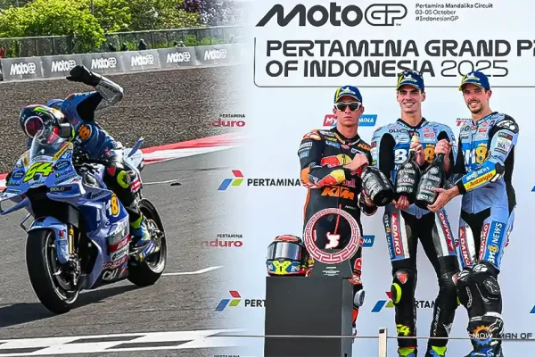 Kemenangan Perdana Rookie Fermin Aldeguer di MotoGP Indonesia 2025! Kemenangan Perdana Rookie Fermin Aldeguer di MotoGP Indonesia 2025!