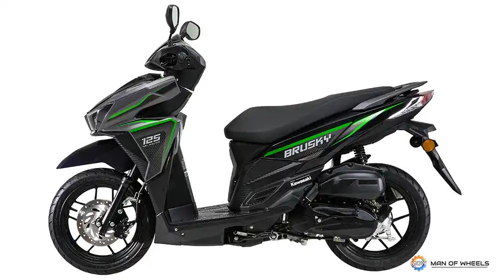 Kawasaki, Modenas, Kawasaki Brusky 125, Brusky 125, motor matik, skutik, Vario