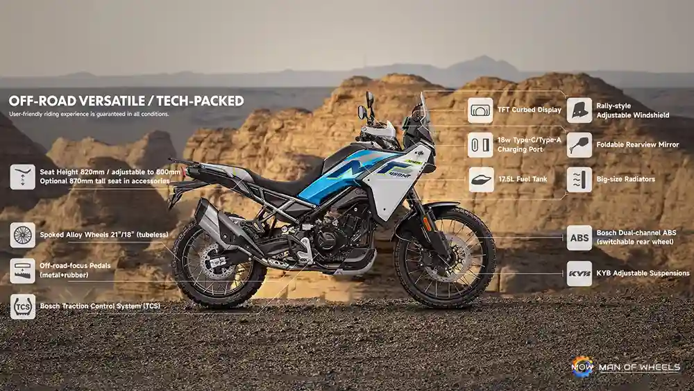 CFMoto, 450 MT, CFMoto 450 MT, motor petualang, motor adventure rally, pembaruan