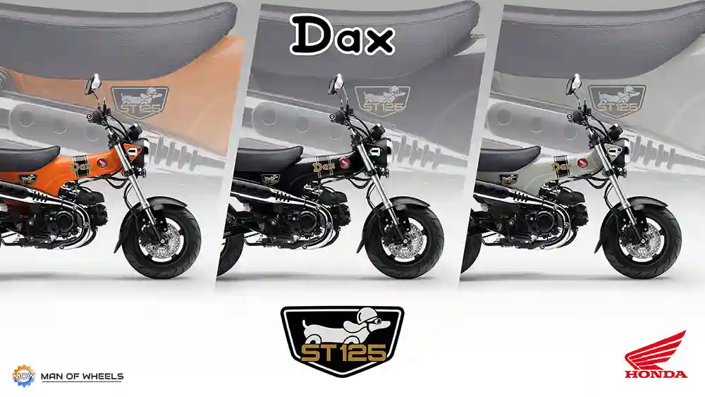 Honda, Dax, Honda ST125 Dax, ST125 Dax, motor mini, pembaruan, warna baru