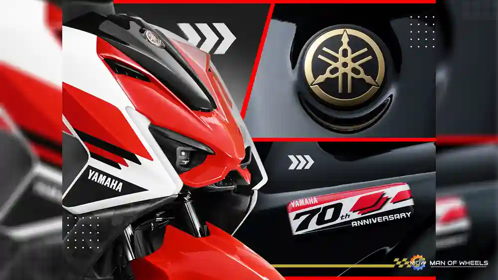 Yamaha, Cygnus XR, 70th Anniversary Edition, Yamaha Cygnus XR, Yamaha Cygnus XR 70th Anniversary Edition, skutik sporty, edisi spesial